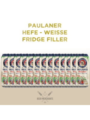 Paulaner Hefe Weisse Can Fridge Filler - Beer Merchants