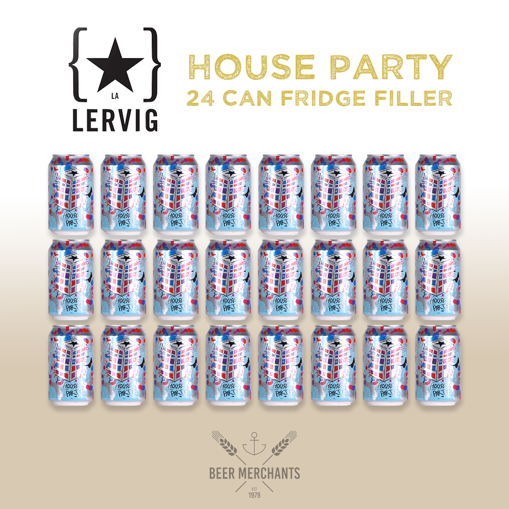 Lervig House Party 24 Can Fridge Filler - Beer Merchants
