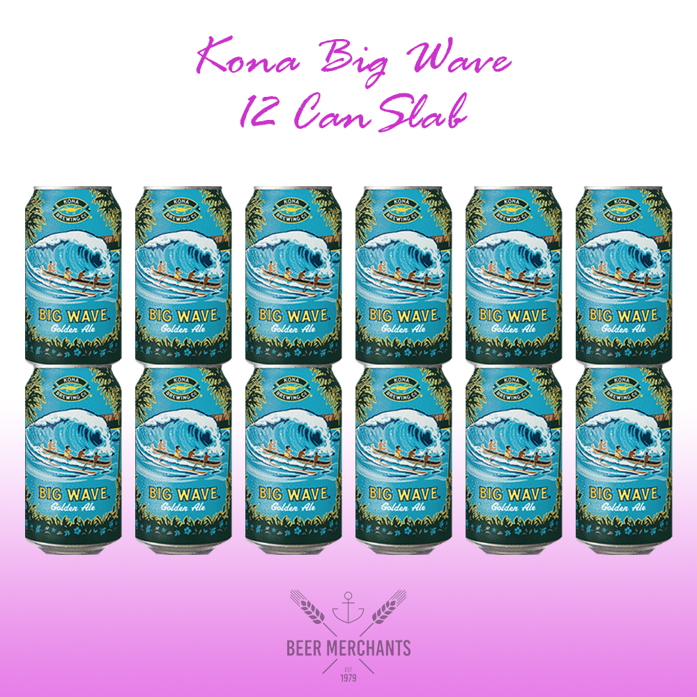 Kona Big Wave 12 Can Slab - Beer Merchants