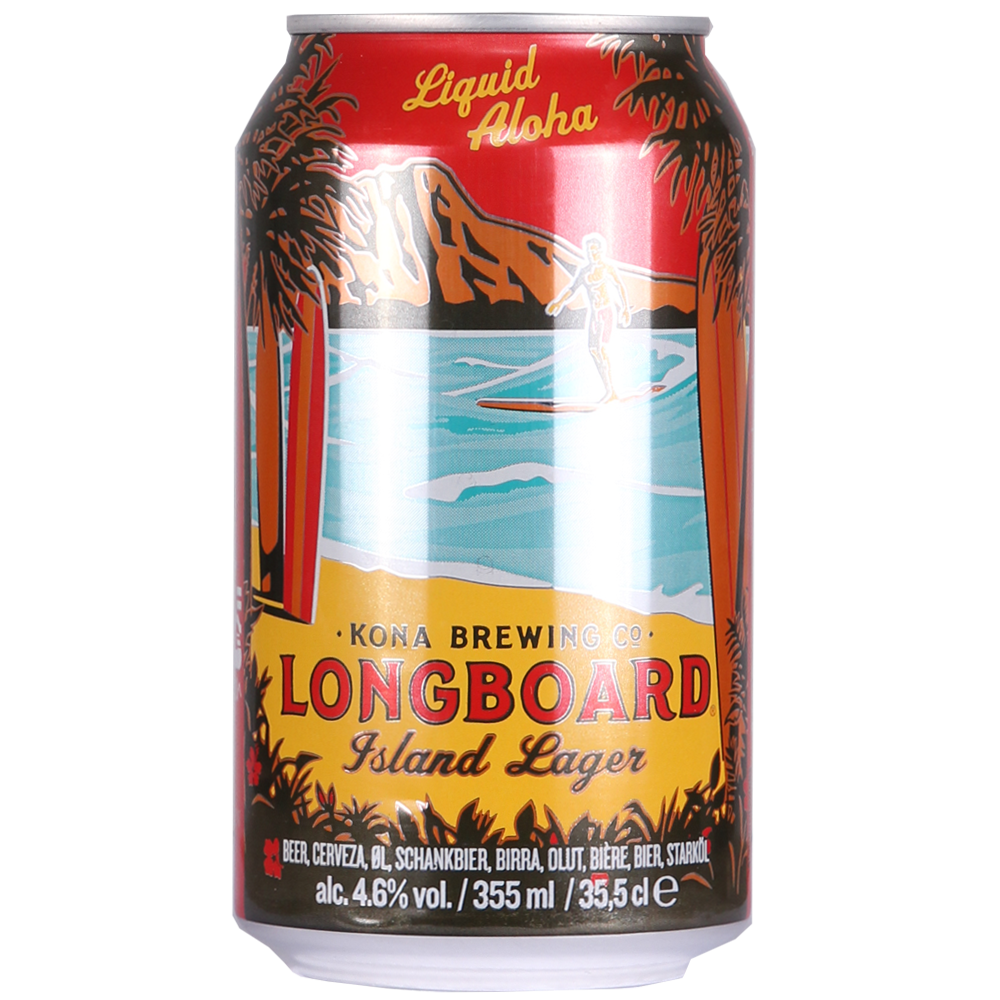 Kona Longboard Lager can Beer Merchants