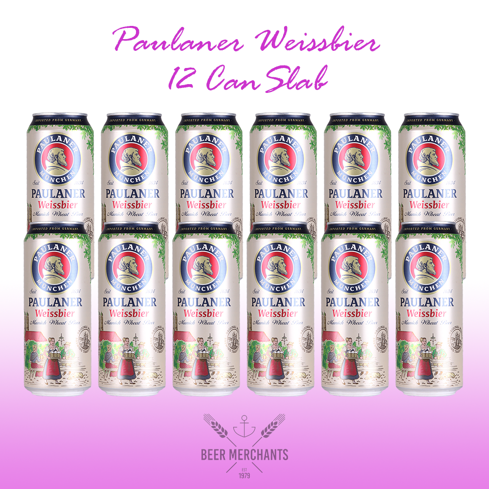 Paulaner Weissbier 12 Can Slab - Beer Merchants